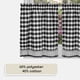 thumbnail image 3 of Juego de cortinas para ventana ACHIM Buffalo Check Tier, 58 x 24 cm, color negro, 3 of 6