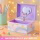 thumbnail image 2 of Giggle Honey Musical Unicorn Jewelry Box for Girls, 2 of 3