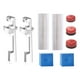 thumbnail image 1 of 9x Kit De Reparación De Puntas De Taco De Billar Snooker Pool Supplies Billiards Cue Stick Argent Shaper, 1 of 5