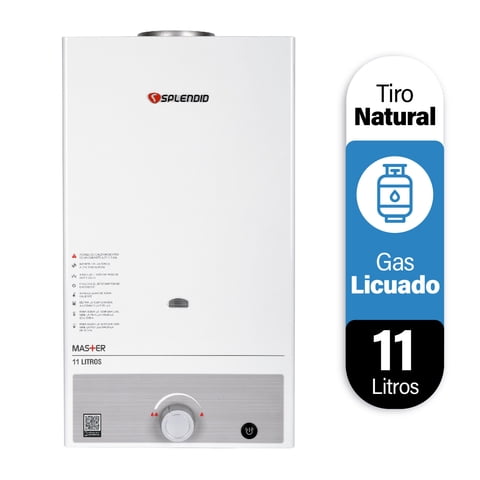 Splendid - Calefont 11 Litros Gas Licuado Tiro Natural