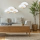 thumbnail image 2 of Abanicos plegables de tela JOHOUSE, 12 paquetes para mujer, color blanco, 2 of 3