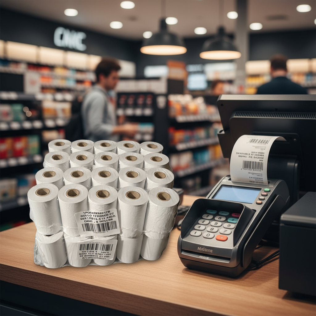 Genérico - 40 Rollos De Papel Térmico 56Mm X 17 Metros