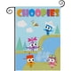 thumbnail image 1 of Aventura con los Choopies-bandera de jardín temática. Regalo perfecto para fans, amigos y familiares, ideal para actividades al aire libre y decoración de fiestas.28CM*45CM, 1 of 5