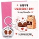 thumbnail image 1 of Tarjeta de San Valentín y llavero con diseño de café Silkovahamd, 1 of 6