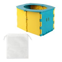 Ioensy - Inodoro De Viaje Ligero Orinal Silla Inodoro De Automóvil Para Viajes Senderismo Azul