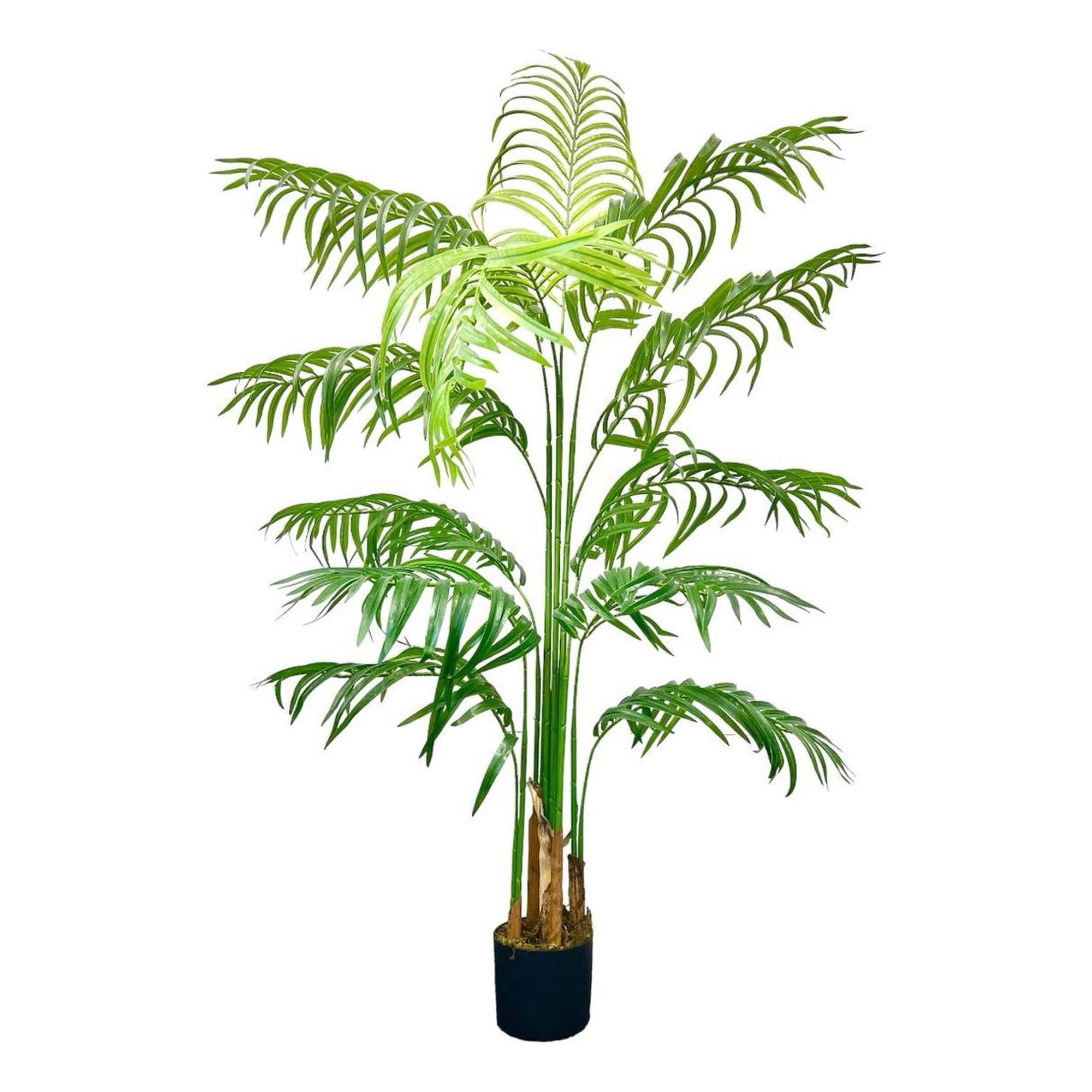 Arbusto Real - Planta Artificial Decorativa Arbol Grande Palmera 180cm 15h