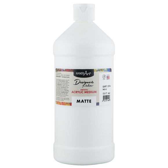 Medium Acrílico Handy Art 946 ml Capa Transparente Mate