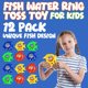 thumbnail image 2 of Water Ring Toss Toy Bedwina Fish, paquete de 12 para niños, 2 of 7