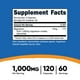 thumbnail image 2 of Suplemento Nutricost de orotato de magnesio 1000 mg 120 cápsulas, 2 of 3