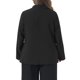 thumbnail image 5 of Agnes Orinda Chaqueta de Traje Casual de Negocios para Mujer Tallas Grandes con Solapa y Botón 1X Negro, 5 of 7