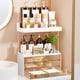 thumbnail image 1 of Organizador de maquillaje StorBin, 3 cajones, 5 niveles, baño, color ámbar, 1 of 8