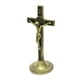 thumbnail image 3 of Crucifijo Cruz De Pie Jesus Con Base Cristo Para Sobremesa Bronce Antiguo, 3 of 3