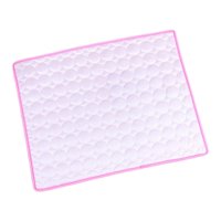 Ioensy - Estera De Enfriamiento Para Perros Cojín De Enfriamiento Para Perros De Verano Cojín Para Dormir Para Viajes En Automóvil Perros Gatos Rosa M