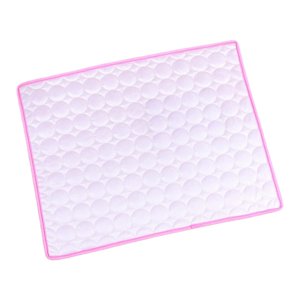 Ioensy - Estera De Enfriamiento Para Perros Cojín De Enfriamiento Para Perros De Verano Cojín Para Dormir Para Viajes En Automóvil Perros Gatos Rosa M