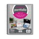 thumbnail image 2 of Portafolio C-Line de 8 Bolsillos con Encuadernación en Espiral Doble, Gris Ahumado, 2 of 7