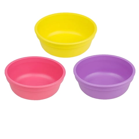 Replay Recycled - Set 3 Bowl Ecológico- Fucsia-Morado-Amarillo