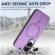 thumbnail image 2 of Magnetic Slim Case for Honor X50i with Camera Guard & Anti-Scratch Back Purple, 2 of 5