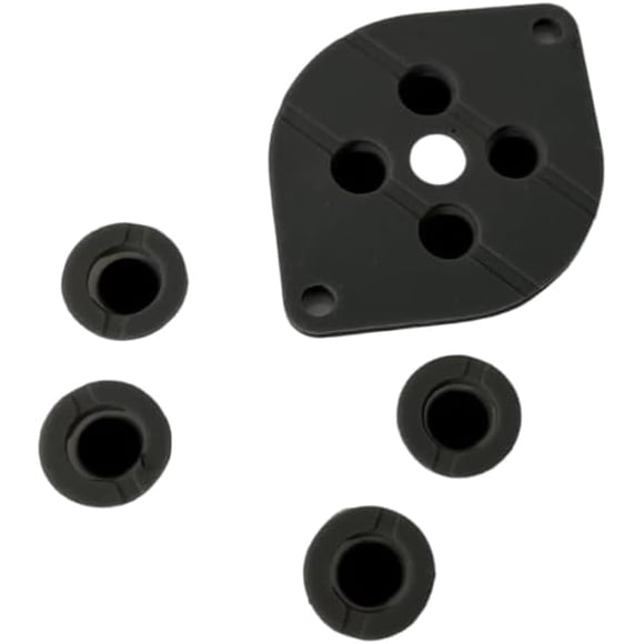 Almohadilla De Botones Conductiva De Goma Y Silicona Para Sega De 3 Botones