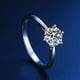 thumbnail image 4 of 1/2/3/5ct Moissanite Ring 925 Sterling Silver Engagement Wedding Ring For Female Suitable For Banquet Party Official Occasions Anniversary Gift, 4 of 5