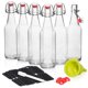 thumbnail image 5 of Set de 6 botellas de vidrio WILLDAN de 473 ml, herméticas y a prueba de fugas, 5 of 7