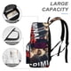 thumbnail image 4 of Mentes Criminales-theme Backpack, Campus style schoolbag Bookbag with Adjustable Shoulder Straps And Large Zip Compartment, Unisex Travel Bags.42x30x15cm, 4 of 6