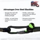 thumbnail image 3 of Grillete de Remolque Bubba Rope Gator-Jaw PRO 7/16" de Alta Resistencia, 3 of 6