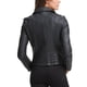 thumbnail image 4 of Chaqueta Levi's de cuero sintético estilo moto para mujer, negra clásica, talla S, 4 of 6