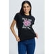 thumbnail image 1 of Polera Mujer Básica Print Negro / Fucsia, 1 of 4