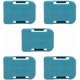 thumbnail image 1 of 5 Pzas Estante de Almacenamiento de Batería Estuche Soporte de Batería y Base de Soporte para Herramientas para Makita/Bosch 18V Montaje en Pared Dispositivos de Fijación, 1 of 5