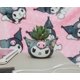 thumbnail image 5 of Mini macetero Toynk Sanrio Kuromi Smiling Head con suculentas, 5 of 8