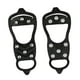 thumbnail image 2 of 1 Par 8 Dientes Antideslizantes Hielo Nieve Zapato Caminar Tacos Apretones Crampon Tracción L, 2 of 3