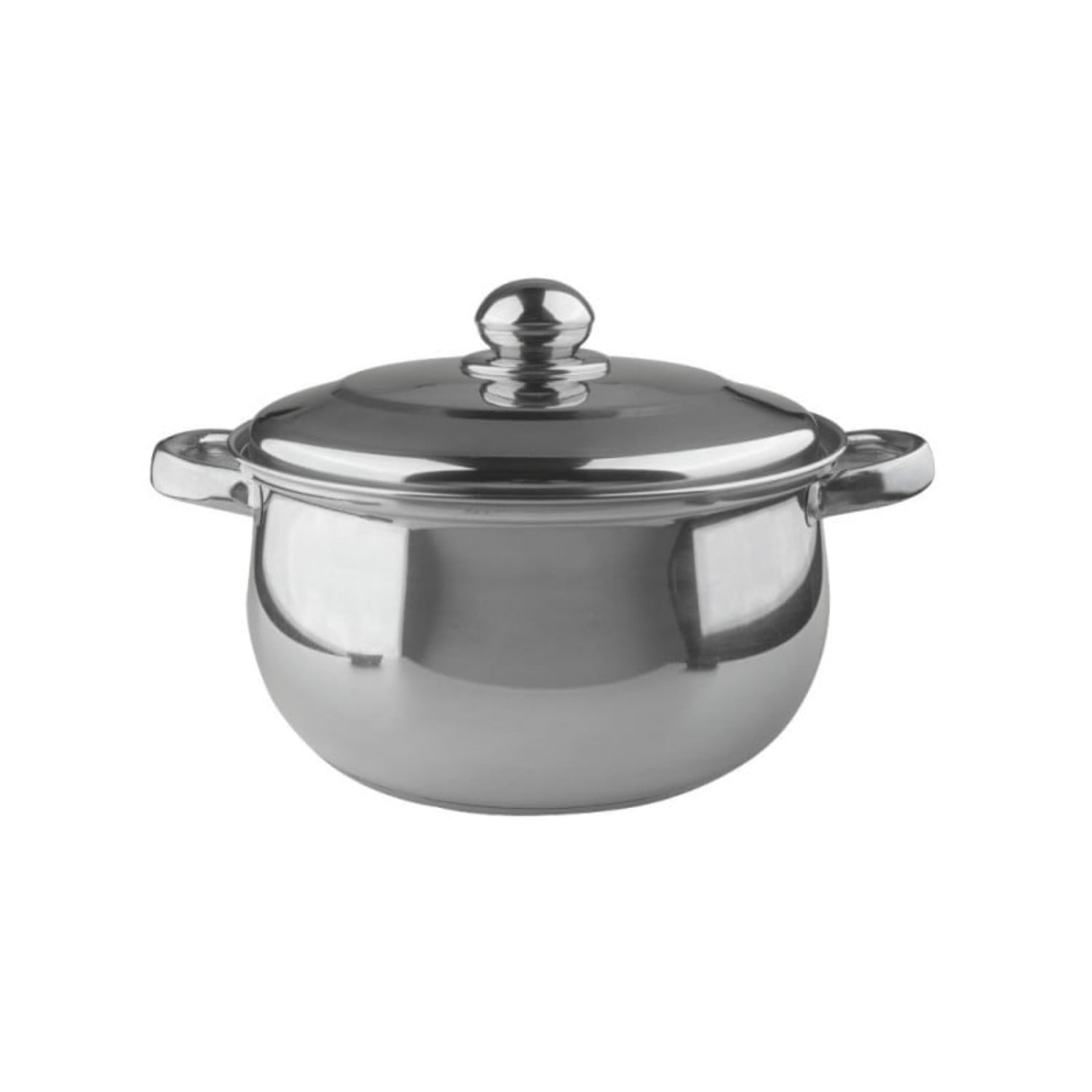 Cacerola 5,5lt Acero Inoxidable 24x13cm Gris Wolfen