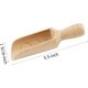 thumbnail image 3 of Cuchara de madera BICB de madera de haya natural de 14 cm para harina y sal de baño, 3 of 5