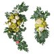 thumbnail image 1 of Granja Flores Artificiales Arco Decoración Colgante Para Dormitorio Ceremonia Vacaciones Verde, 1 of 5