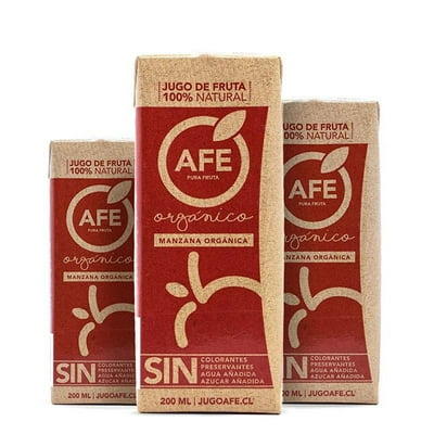 Jugo De Manzana Orgánico Caja 200 Ml Afe