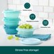 thumbnail image 4 of Juego de 16 piezas Vintage Green de Tupperware para almacenamiento de alimentos, 4 of 6