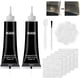 thumbnail image 1 of Crema reparadora de cuero, gel de relleno reparador de cuero, kit de reparación de cuero de 2 piezas para reparar desgarros de muebles, cuero, chaqueta, asiento de barco, negro, 1 of 7