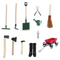 Bothyi - 1:12. Herramientas De Jardín En Miniatura, Juego De Simulación Para Jardinería, Niños