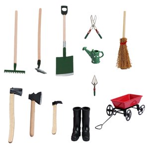 Bothyi - 1:12. Herramientas De Jardín En Miniatura, Juego De Simulación Para Jardinería, Niños