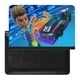 thumbnail image 1 of Hot Wheels Porta Pasaporte y Cartera de Viaje Premium de Cuero PU, Funda de Pasaporte Bloqueo RFID con Ranuras para Tarjetas de Crédito, Estuche para Libro de Pasaporte para Familia 10cm × 15cm, 1 of 6