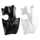 thumbnail image 5 of 2pcs Resina Material Escaparate Joyería Exhibición Colgante Titular Negro / Blanco, 5 of 6