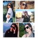 thumbnail image 5 of Gafas de sol FEISEDY Polarized Vintage Square Jackie O B2451, 5 of 9