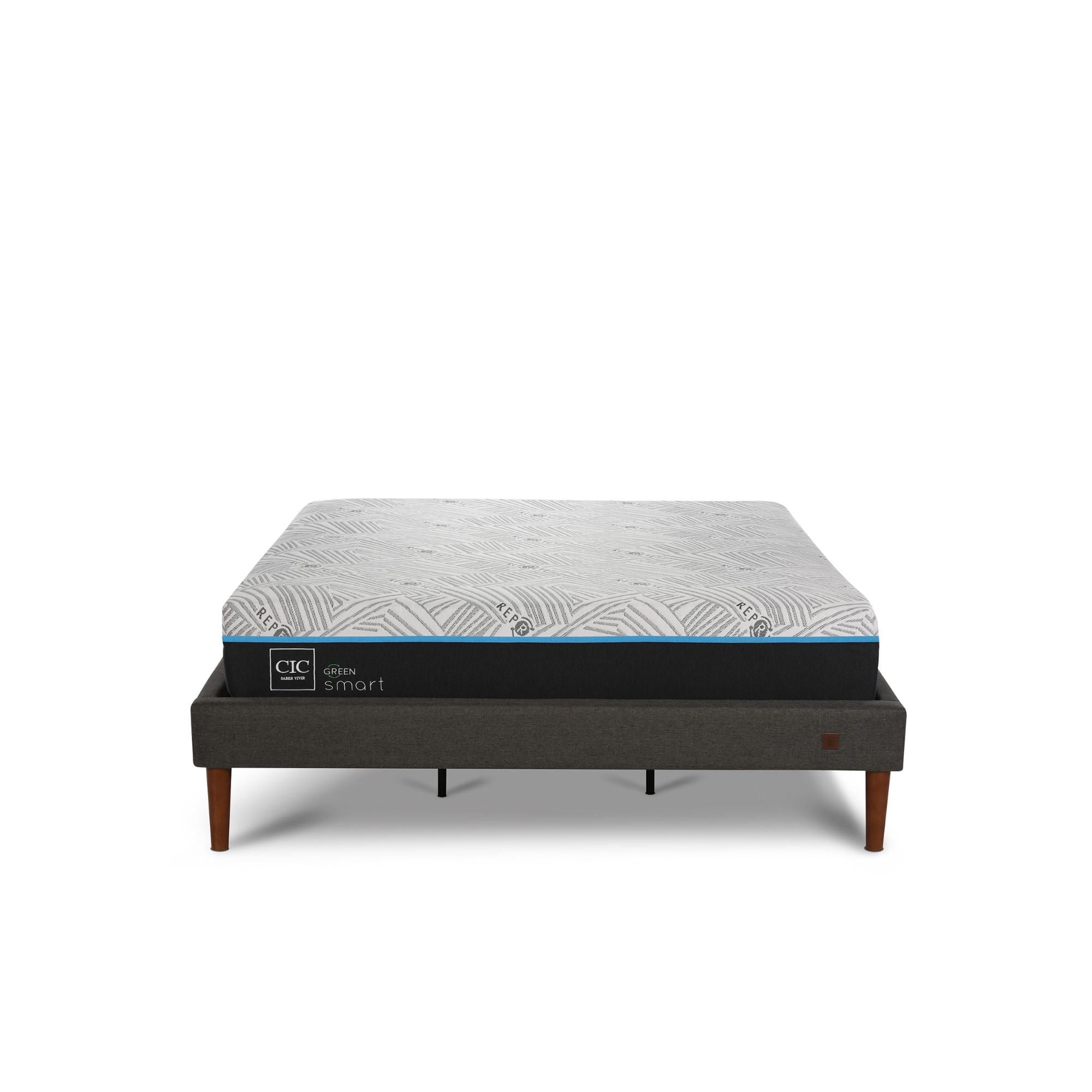 Cama Europea Curve Green Infinity King Base Normal