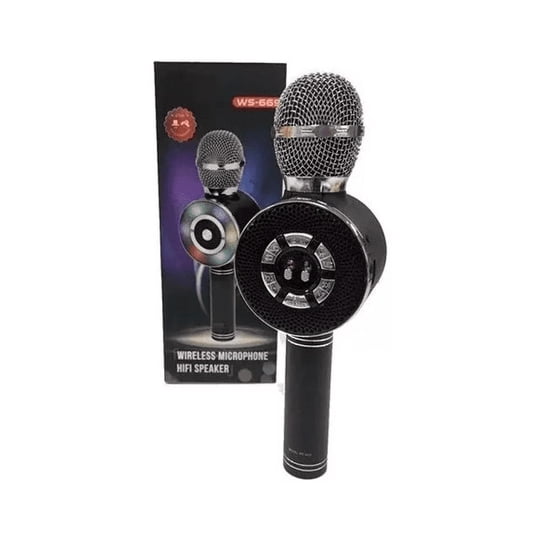 Genérico - Microfono Karaoke Bluetooth Grabador Parlante Luces Rgb