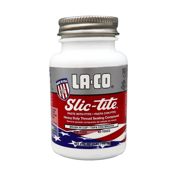 Sellador de roscas de tuberías LA-CO Slic-Tite 120 ml