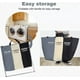 thumbnail image 2 of Pack 2 cestos ropa sucia 3 compartimentos color negro, 2 of 3