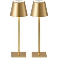 Lámpara De Mesa Inalámbrica Kdg, Lámpara De Escritorio Led Portátil Con Atenuación