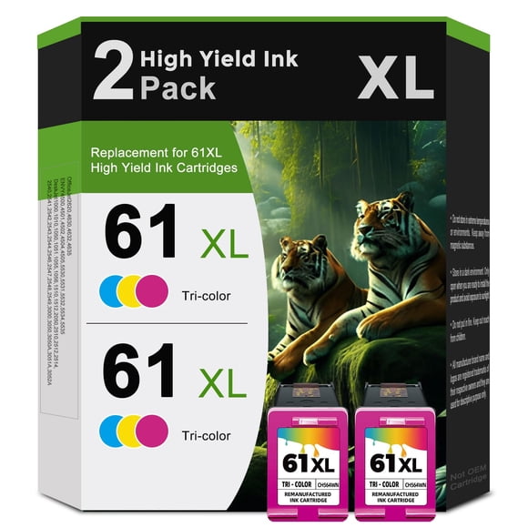 Cartucho de tinta Ubinki 61XL de color de repuesto para HP 61 XL