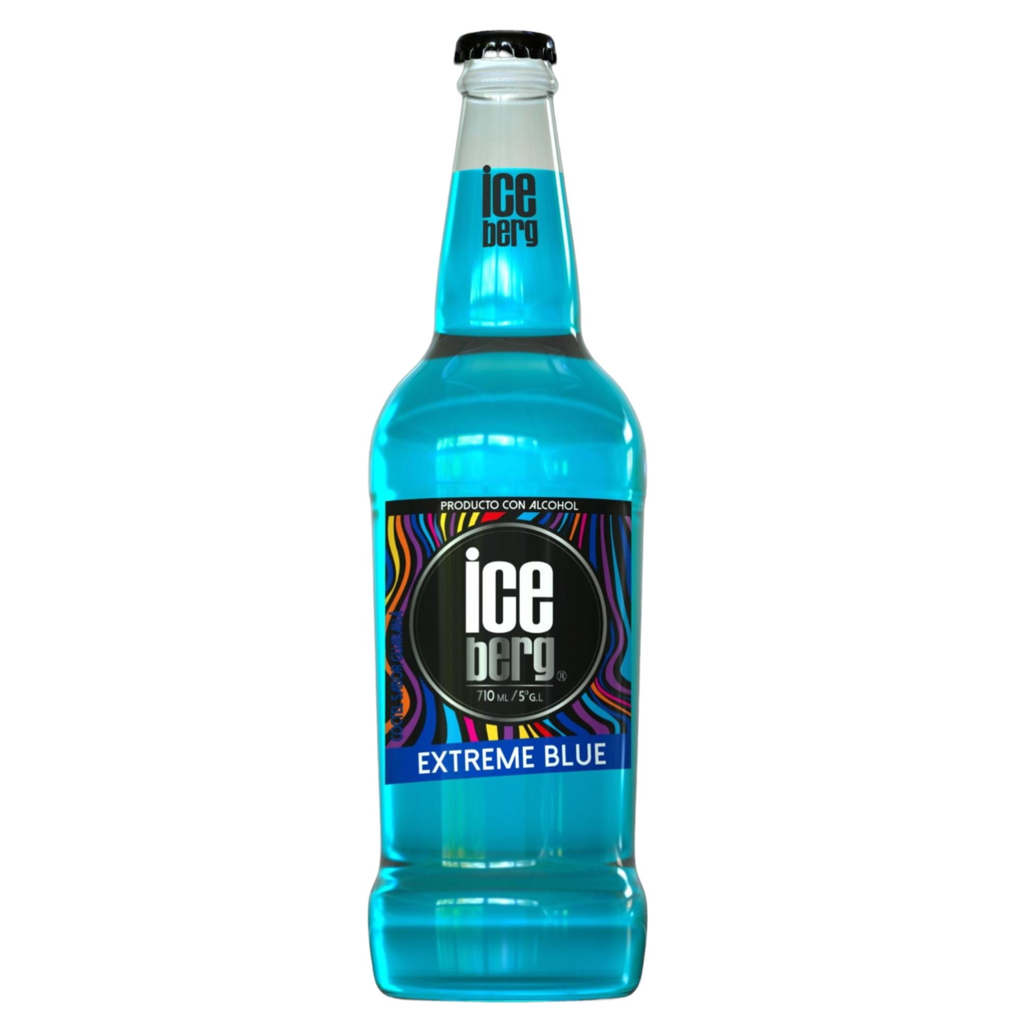 Cóctel Extreme Blue 5° Botella 710 ml Iceberg