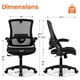 thumbnail image 2 of Silla de escritorio NEO Chair con respaldo alto, malla para juegos, negra, 2 of 8